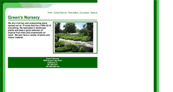 Desktop Screenshot of greensnursery.com