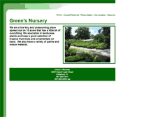 Tablet Screenshot of greensnursery.com